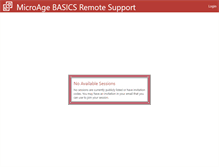 Tablet Screenshot of help.microagebasics.com